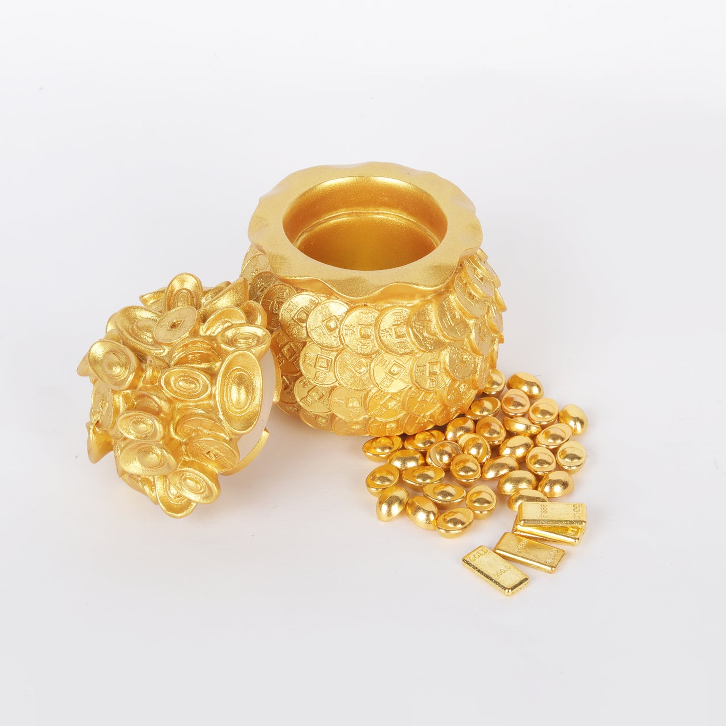 Star Coded | Wealth Overflow Bowl With Golden Ingots