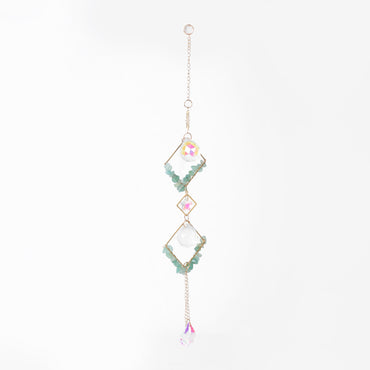 Star Coded | Wealth Portal | Suncatcher with Green Aventurine & Prism