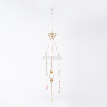 Star Coded | Divine Radiance | Suncatcher with Clear Quartz, Selenite & Prism