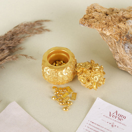 Star Coded | Wealth Overflow Bowl With Golden Ingots