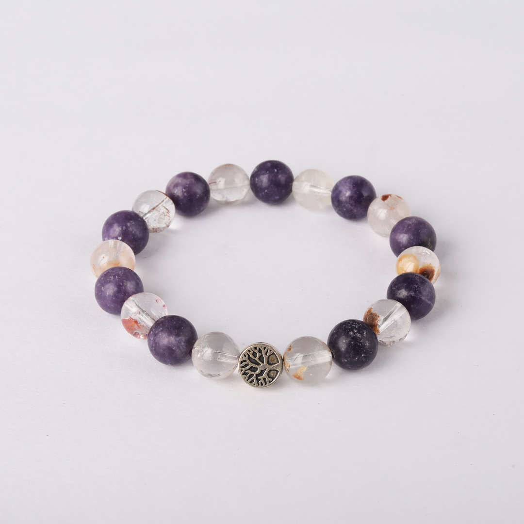 Mental Clarity | Sodalite & Ludolite Crystal Bracelet