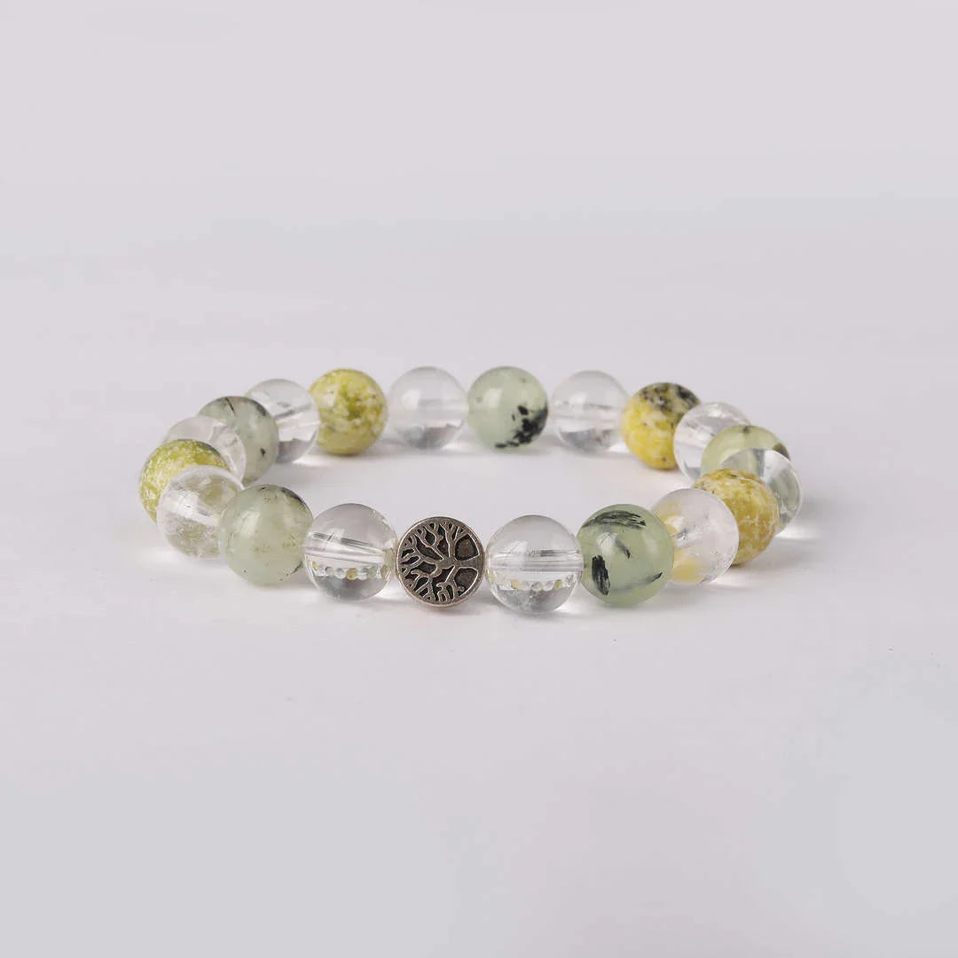 Star Coded | Health Is Your True Wealth | Prehnite & Serpentine Mixel