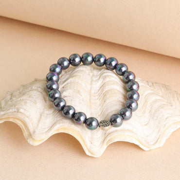 Universal Blessing, Elite Shungite bracelet for EMF protection, negativity removal, energy purification, emotional clarity, and enhanced well-being with Star Codes.