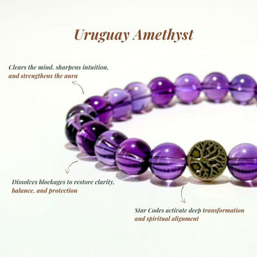 Star Coded | Uruguay Amethyst Bracelet