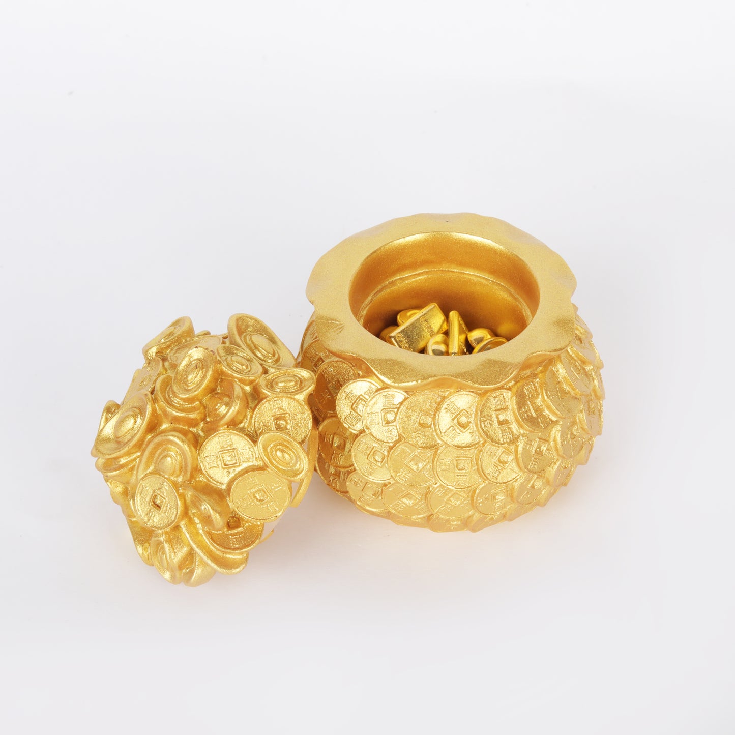 Star Coded | Wealth Overflow Bowl With Golden Ingots