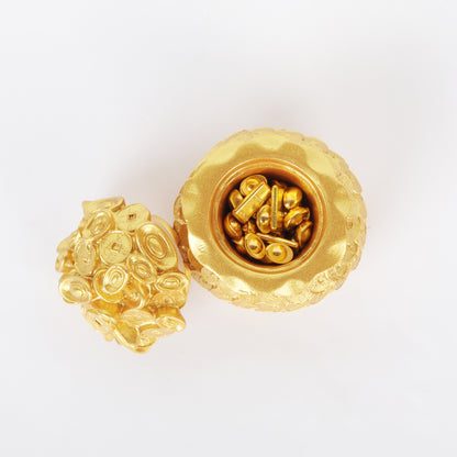Star Coded | Wealth Overflow Bowl With Golden Ingots