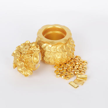 Star Coded | Wealth Overflow Bowl With Golden Ingots
