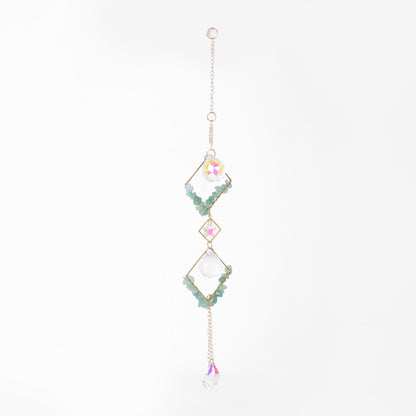 Star Coded | Wealth Portal | Suncatcher with Green Aventurine & Prism