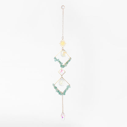 Star Coded | Wealth Portal | Suncatcher with Green Aventurine & Prism