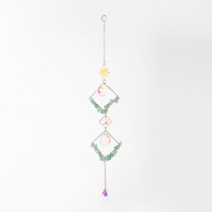 Star Coded | Wealth Portal | Suncatcher with Green Aventurine & Prism