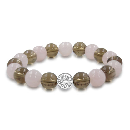 Anger Release | Rose Quartz & Smoky Quartz Mixel