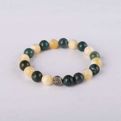 Manifest Wealth | Citrine & Green Onyx Crystal Bracelet