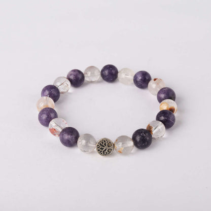 Mental Clarity | Sodalite & Ludolite Crystal Bracelet