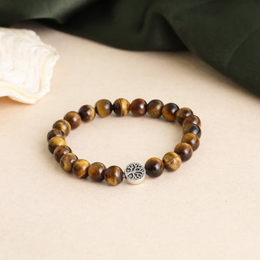 Eye of the Tiger bracelet for strength, protection, grounding, and motivation. 