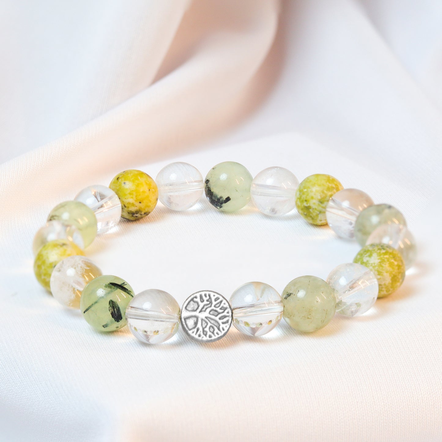 Health Harmony |  Prehnite & Serpentine Mixel