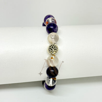 Mental Clarity | Sodalite & Ludolite Crystal Bracelet