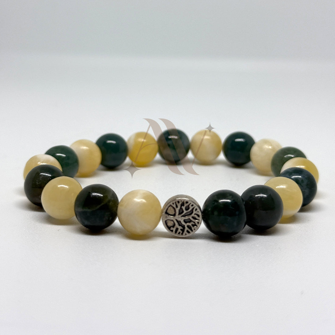 Open Road Open Possibilities | Bloodstone & Cat Eye Crystal Bracelet