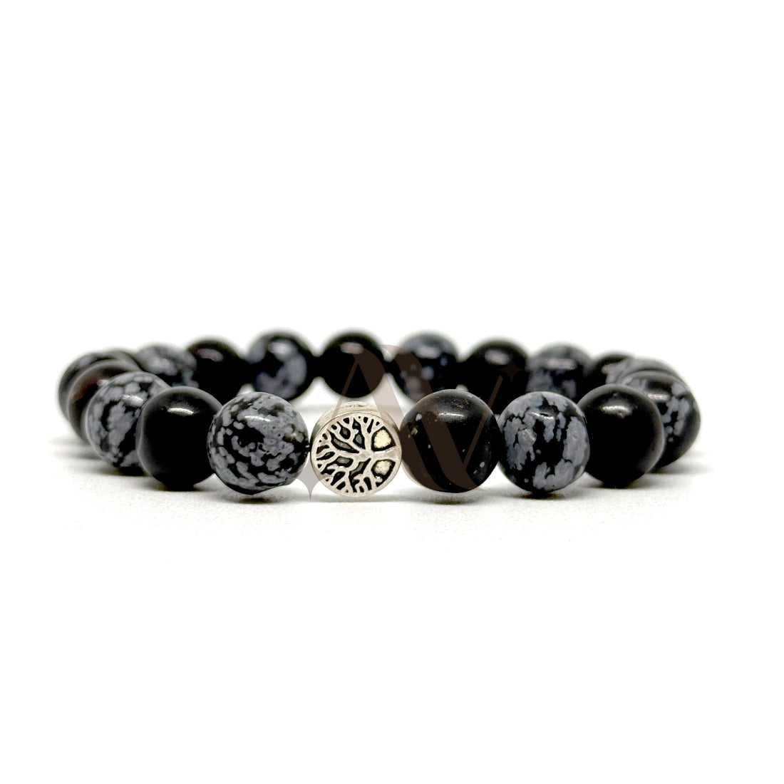 Karmic Imprints Removal | Snowflake Obsidian Crystal Bracelet