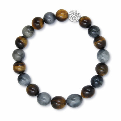 Lead in Life | Larvikite & Tiger’s Eye mixel
