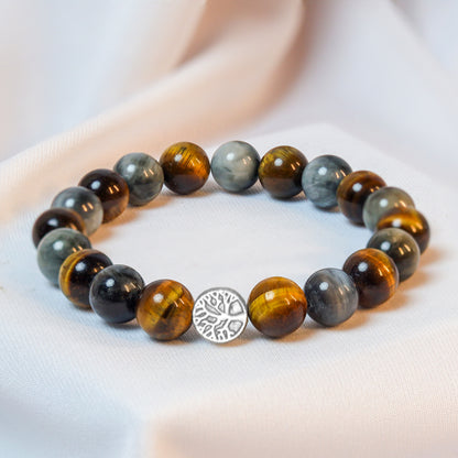 Lead in Life | Larvikite & Tiger’s Eye mixel