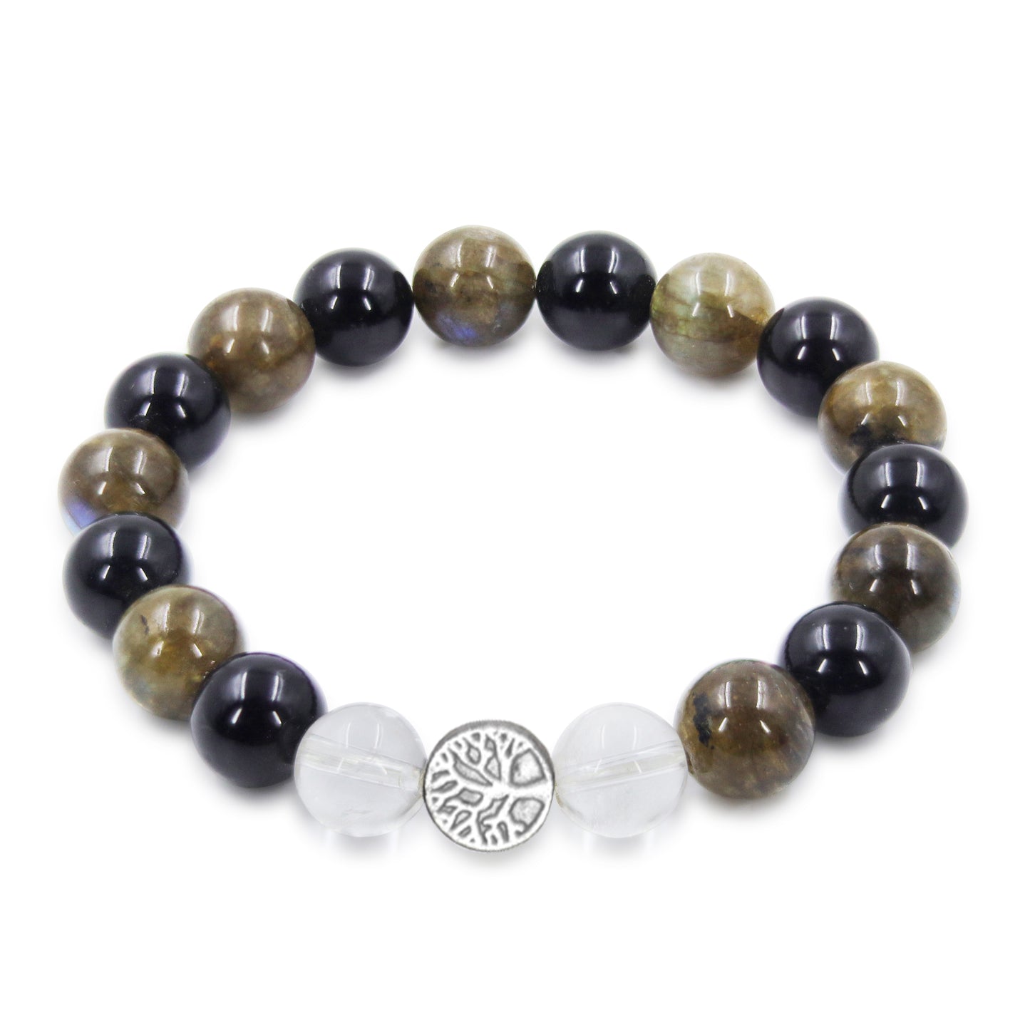 No Negativity | Labradorite & Black Tourmaline Mixel