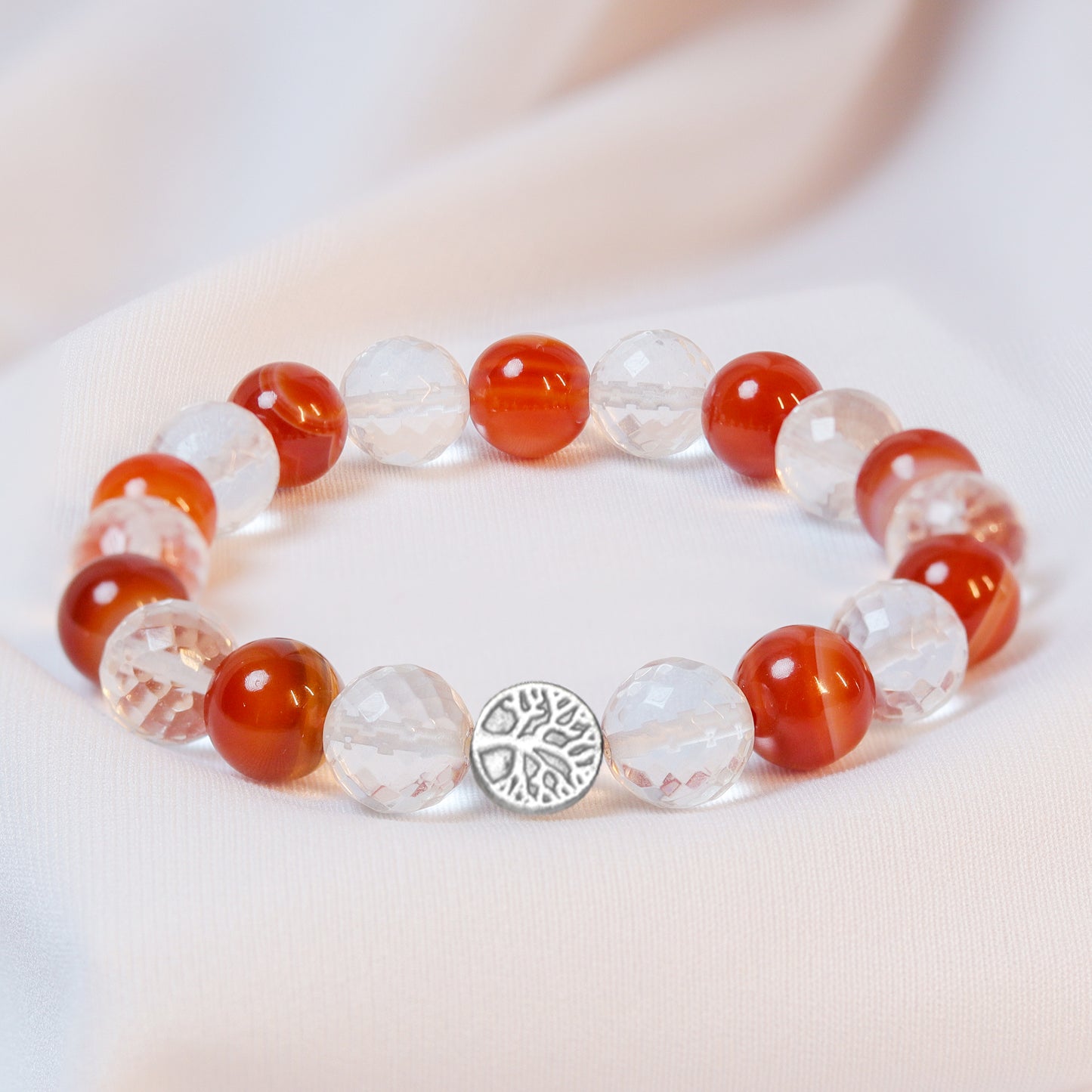 Sacral Healing | Carnelian & Clear Quartz Mixel