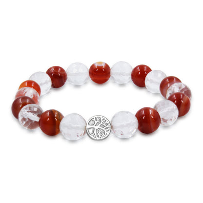 Sacral Healing | Carnelian & Clear Quartz Mixel