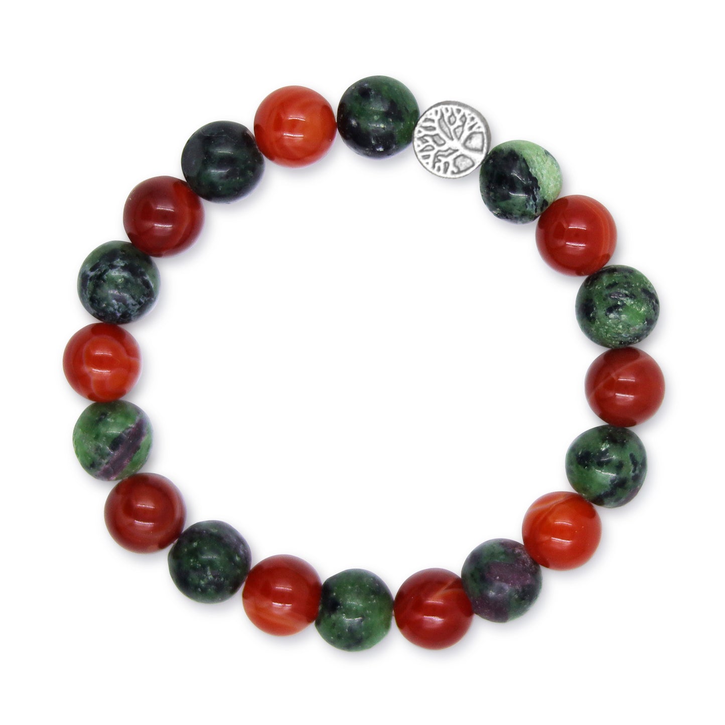 Vital Bloom | African Ruby Zoisite & Carnelian Mixel