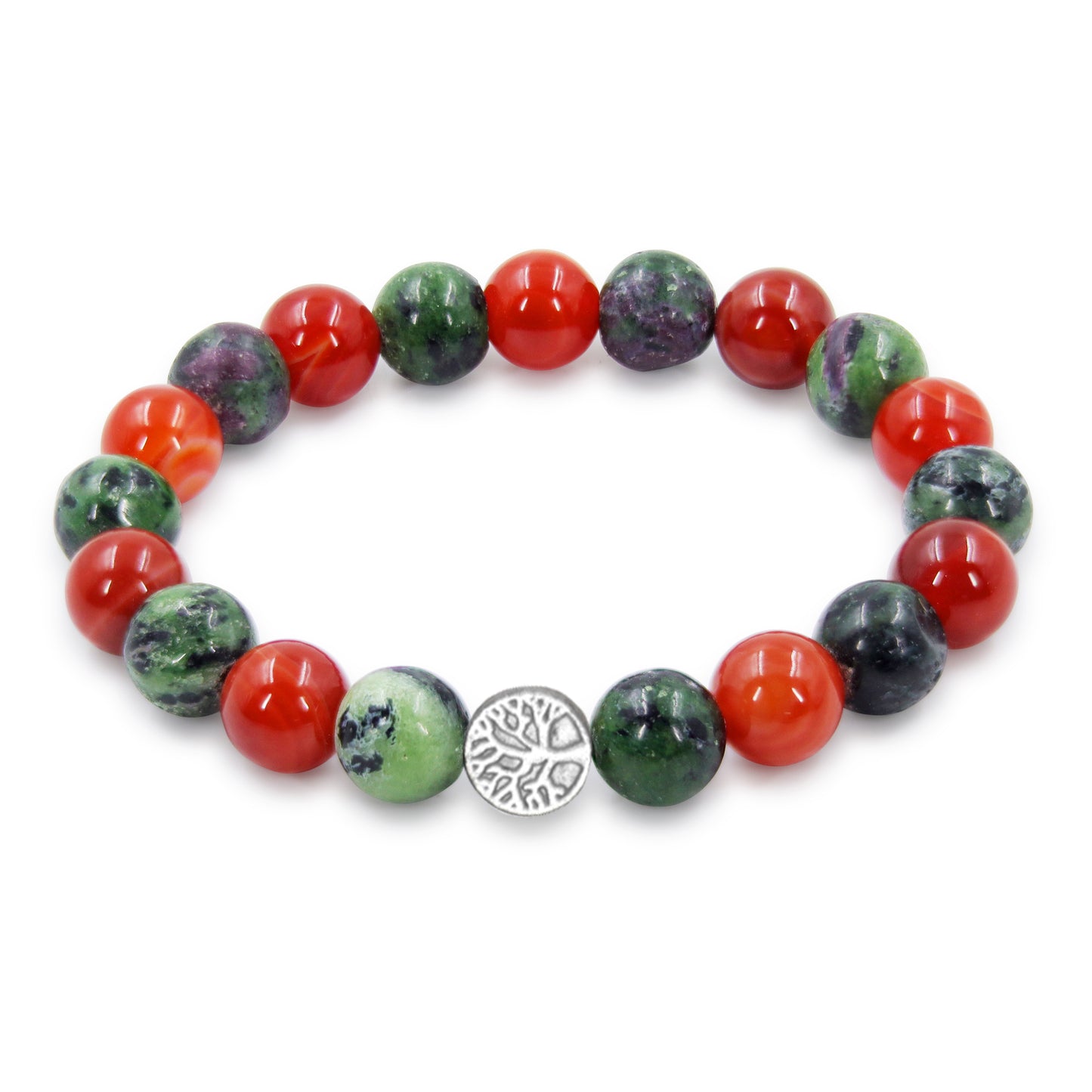 Vital Bloom | African Ruby Zoisite & Carnelian Mixel