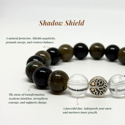 Star Coded | Shadow Shield |  Labradorite & Black Tourmaline Mixel