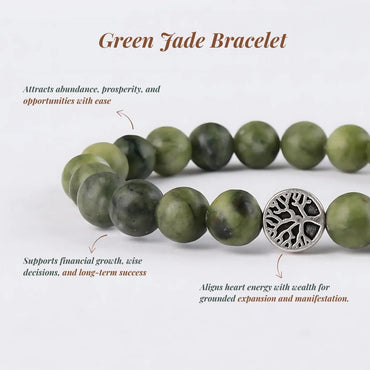 Star Coded | Green Jade Bracelet