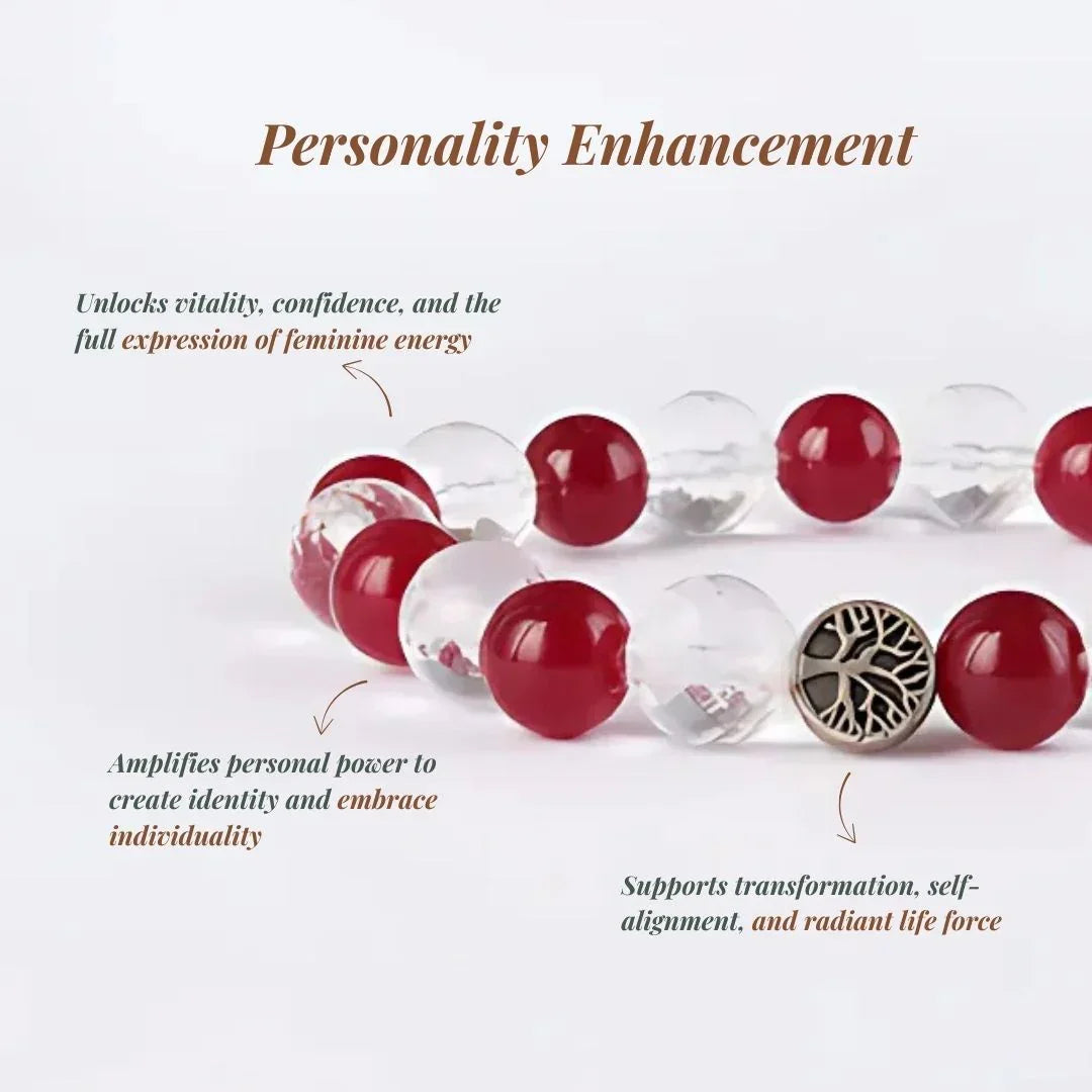 Star Coded | Personality Enhancement | Ruby and Clear Quartz Mixel