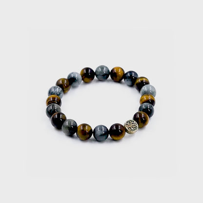 Lead in Life | Larvikite & Tiger’s Eye mixel