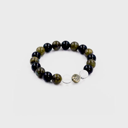 No Negativity | Labradorite & Black Tourmaline Mixel