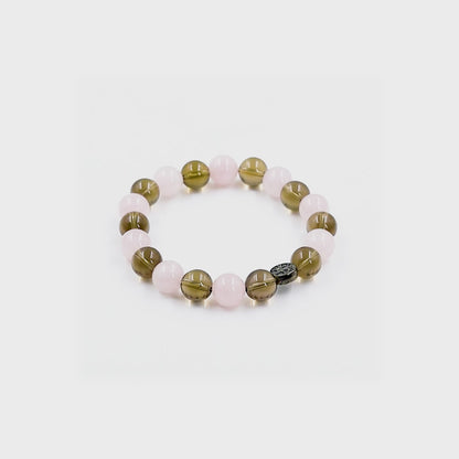 Anger Release | Rose Quartz & Smoky Quartz Mixel