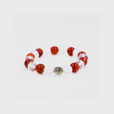 Sacral Healing | Carnelian & Clear Quartz Mixel